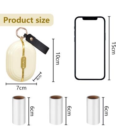 5 Pieces Reusable Gel Lint Roller - Portable Lint Brush for Clothes Sofas Pets & Bedding | Best Lint Remover for Travel - Buy Online on GoSupps.com