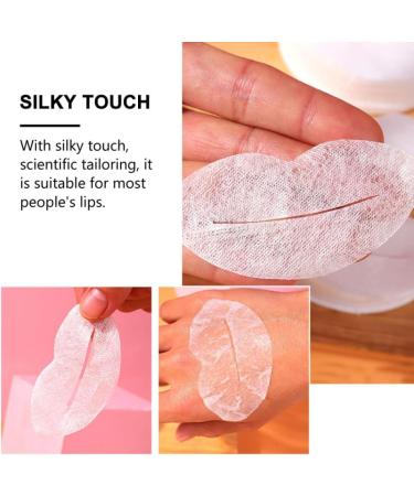 Beavorty 1000 Pcs Silk Lip Paper Cotton Bed Sheets Lip Cotton Sheet Collagen Crystal Lip Skin Care Paper Lip Care Disposable Lip Paper Lip Care for Women Woman White Lotion Face - Buy Online on GoSupps.com