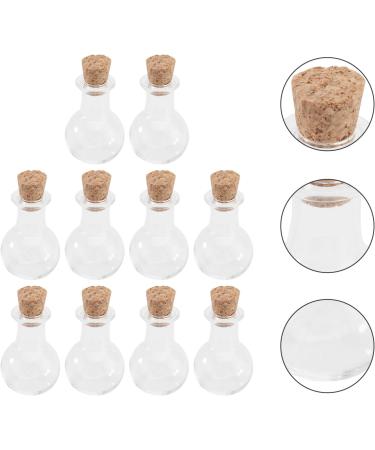 FOMIYES 10pcs Perfume Bottle Wish Bottles with Cork Mini Drift Bottle Small Wishing Bottle Cordyceps Glass - Buy Online on GoSupps.com