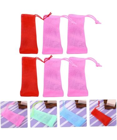 CANIGHT 6pcs Soap Soap Exfoliating Soap Scrubbing Net Mit Washing Pe - Buy Online on GoSupps.com