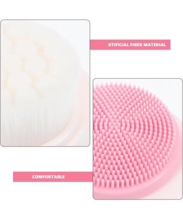 PATKAW Facial Cleansing Soft Bristle Cleansing Side Silicone Scrubber Side Deep Pore Cleansing Exfoliation Face Brush for Makeup Removal Women and Men - Buy Online on GoSupps.com