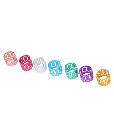 100 Pieces Hair Braid Cuff Rings - Dreadlocks Pearls & Bohemian Hip Hop Wig Accessories - Buy Online on GoSupps.com