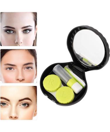 Milist Contact Lens Storage Case Set - 2 Plastic Containers with Mirror Design - Perfect Make-up Gift - Buy Online on GoSupps.com