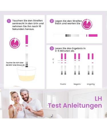 Femometer 20 Ovulation Test Strips - 25 mIU/ml Sensitivity 20pcs with Urine Cup | Accurate Fertility Tracking - Buy Online on GoSupps.com