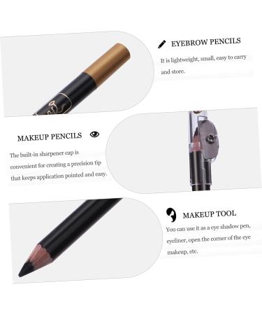 8pcs pencil sharpener eyebrow pencil haozhuang eyebrow pencil Eyebrow Pencils Makeup Accessories 1 count (Pack of 1) Black - Buy Online on GoSupps.com