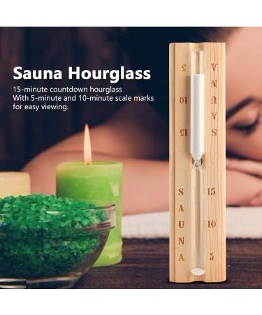 Demeras Waterproof Hourglass Sand Timer - Perfect for Sauna & Spa Room | International Shipping - Buy Online on GoSupps.com