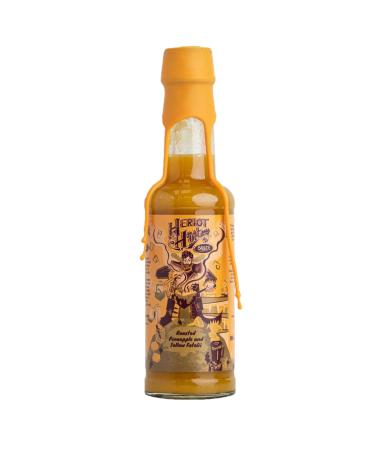 Heriot Hott Roasted Pineapple Yellow Fatalli Hot Fiery Pepper Chilli Sauce Vegan