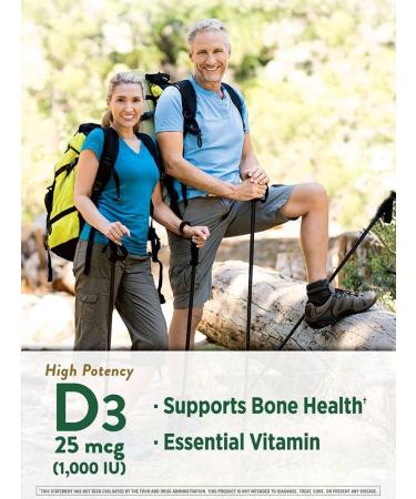 Nature's Truth Vitamin D3 25 mcg (1000 IU) - 250 Quick Release Softgels for Immune Support - Buy Online on GoSupps.com