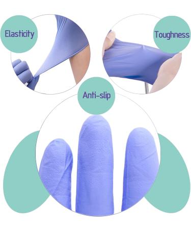 Dr.GreenPanda Blue Nitrile Medical Exam Gloves - 1000pcs, Latex&Powder Free, 3mil, Medium - Ideal for Healthcare, Food Prep, Cooking, Cleaning - Multipurpose Gloves - Buy Online on GoSupps.com