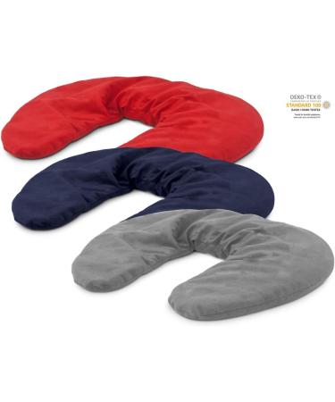 Romans Wellness Neck Horns - Herbal Grain Pillow Relaxation | 650g Wheat + 9g Lavender Peppermint & Rosemary | Removable & Washable Cover | Oeko-Tex Certified | 35x27x3.5 cm - Buy Online on GoSupps.com