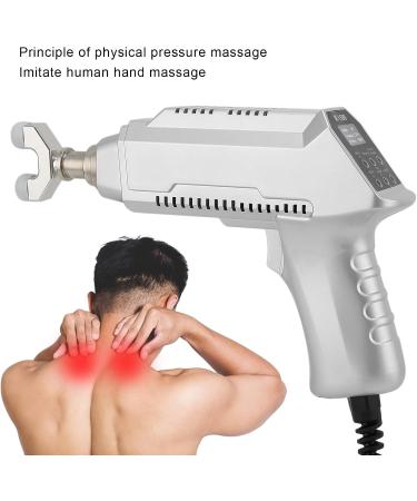 Electrical Spinal Massage Device - 6 Adjustable Massage Heads for Body Relaxation & Chiropractic Alignment (Silver EU) - Buy Online on GoSupps.com