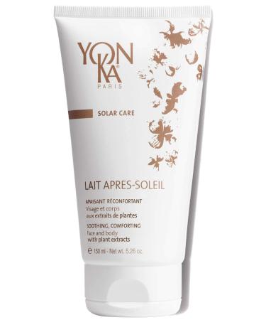 Yonka Yon-Ka After-Sun Lotion 150ml - Soothing and Moisturizing Lotion for Face and Body - Prolongs Tan - Natural Formula with 12 Plant Extracts