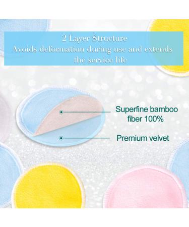 Reusable Washable Makeup Pads & Konjac Sponge - Eco-Friendly Cotton & Bamboo Zero Waste with Laundry Bag - Buy Online on GoSupps.com