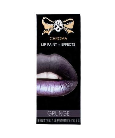 Grunge Blue Gray Shade 2-in-1 Lip Kit With Matte Liquid Lipstick & Shimmer Powder Long Lasting Cruelty Free