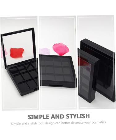 DOITOOL Makeup Pallette 2pcs Empty Eye Shadow Box Cosmetic Empty Frame Travel Accessory Tray - Buy Online on GoSupps.com