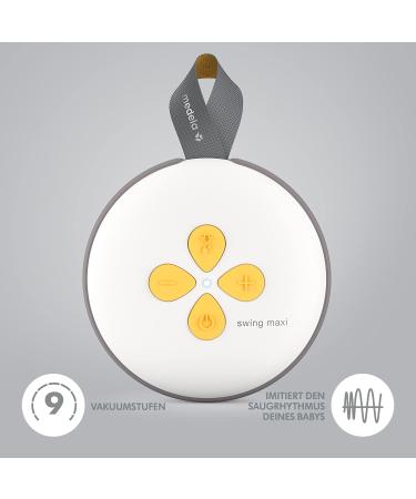 Buy Medela Swing Maxi Double Electric Pump - USB Rechargeable Personal Fit Flex Hoods 2-Phase Expression Technology | Fast International Shipping - Buy Online on GoSupps.com