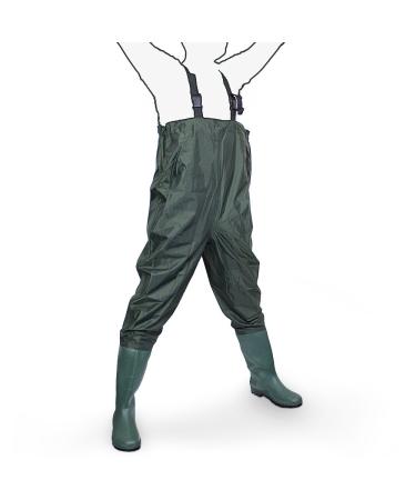 MS-Point waders fishing trousers waders mud fish pond rubber PVC nylon size 41