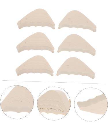 6 Pairs Half Size Padded Toe Plug Insoles for Men & Women - Elastic Shoe Fillers & Foot Pads for Big Shoes - Comfortable Support and Cushioning - Buy Online on GoSupps.com