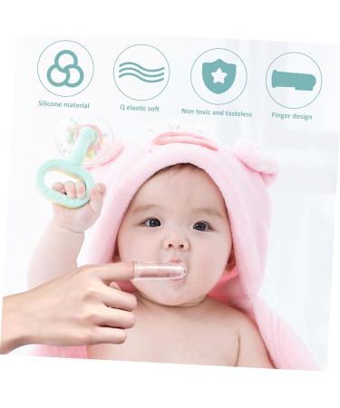 Frcolor 9 PC Silicone Finger Toothbrush Set for Newborns Toddlers & Children - Gentle Oral Care Solution - Buy Online on GoSupps.com