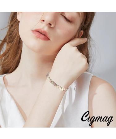 Cigmag Lymphatic Drainage Copper Bracelet for Women | 99% Pure Copper Magnetic Bracelet | Adjustable Brazaletes Cuff Bangle | Grape Tricolour Pattern - Buy Online on GoSupps.com