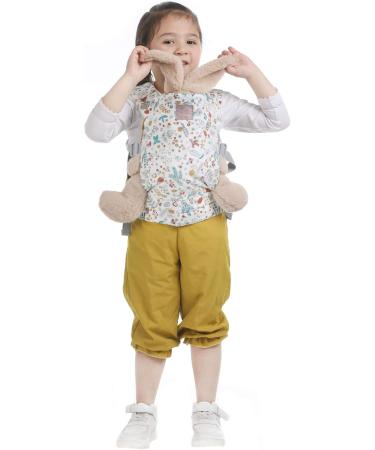 GAGAKU Doll Carrier - Baby Front & Back Cotton Carrier for Children | Green Flowers Design - Buy Online on GoSupps.com