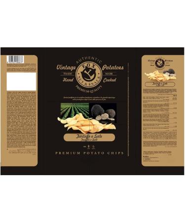  Italian Gourmet E.R. Fox Natural Quality Pack of 10 Premium Hand-Cooked Potato Chips 120g + Italian Gourmet Polpa 400g - Buy Online on GoSupps.com