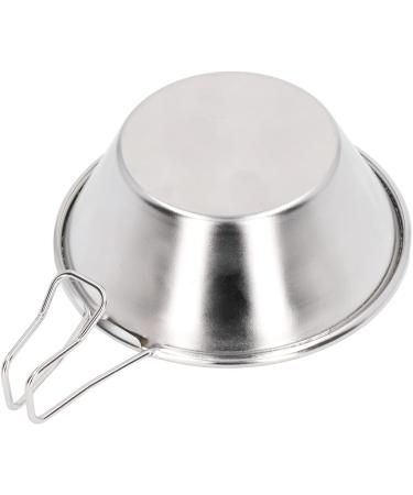 Plplaaoo Stainless Steel 304 Camping Bush Pot | Versatile Camping Cup & Bowl | Easy Clean Dishwasher Safe | Ideal for Hiking & Outdoor Adventures - Buy Online on GoSupps.com