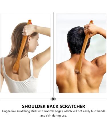 Plafope 2-Piece Fragrant Wood Massage Device for Relaxing Shoulder & Back Scratching - Premium Back Massager Tools - Buy Online on GoSupps.com