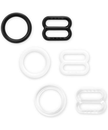 Dritz Women's Lingerie Strap Slides - Clear, Black, White - (Each) | Shop Now - Buy Online on GoSupps.com