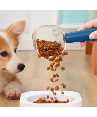 Teksome Pet Food Scoop Transparent Puppy Measuring Cups with Scale - Practical Dry Food Scoops for Dogs and Cats Feeding Supplies - Buy Online on GoSupps.com