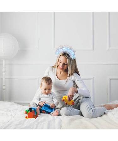 RmKbe 2 Pieces Snowflake Headband Adult Teens Tinsels Headband Glitter Christmas Snowflake Headband Winter Snow Hair Hoop for Christmas Party Hair Accessories - Buy Online on GoSupps.com