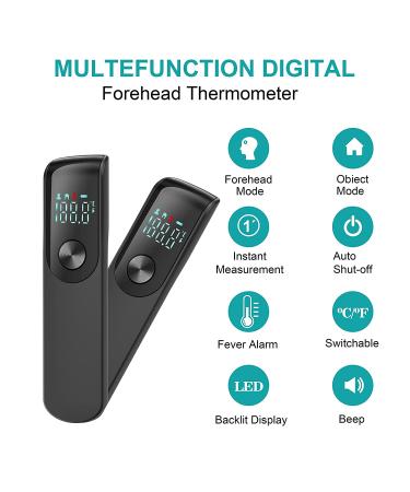 KISSBOBO Touchless Forehead Thermometer - Instant Accurate Reading for Adults, Kids & Babies - Digital Infrared with Fever Indicator - Buy Online on GoSupps.com