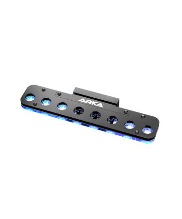 Arka Myreef -Frag Rack with 8 holes - high -quality coral offshoot holder with strong magnets for seawater aquariums including silicone backups hole diameter approx. 15mm.Black-blue 8 holes - Buy Online on GoSupps.com