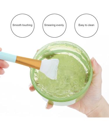 Makeup Facial Mud Masks Even Applicator Soft Head Face Mask Brush Soft Silicone Clay Mask Applicator for Foundation Cream Lotion Face Mask Beauty Toolfor Beauty Salon Home Use Blue - Buy Online on GoSupps.com