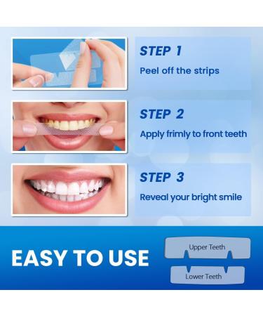 Teeth Whitening Strips Tooth Whitening Kits at Home Teeth whitening Strips Sensitive Teeth Whitening Strips Teeth Whitener 28 Packs 56 Pcs Blue - Buy Online on GoSupps.com
