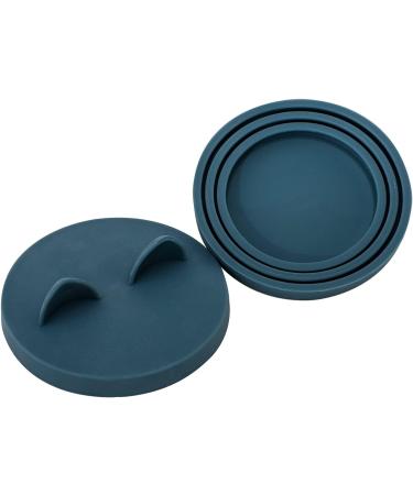 OHMO Pet Can Tin Lids Universal Size BPA Free Silicone Covers for Cat and Dog Food (70g 85g 200g 400g.etc.) Dark Blue 2-Pack 70-420g Dark Blue - Buy Online on GoSupps.com