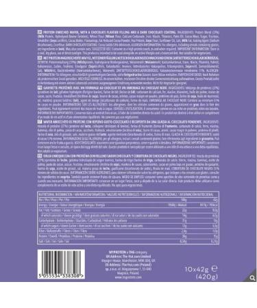 My Protein Chocolate Crispy Wafer 10 x 42g - Buy Online on GoSupps.com