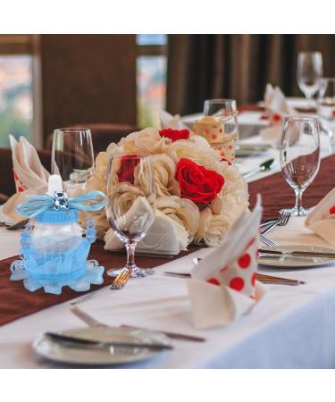 Toddmomy 24 Pcs Bottle Candy Box Milk Bottle Candy Boxes Bear Lace Decoration Clear Bags for Gifts Wedding Ceremony Decorations Candy Storage Boxes Transparent Candy Holder Decorate 9*4*3cm - Buy Online on GoSupps.com