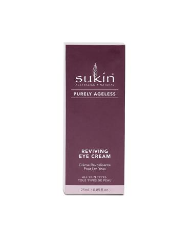 Sukin Purely Ageless Reviving Eye Cream 0.85 fl oz - Anti-Aging, Hydrating Eye Care - Buy Online on GoSupps.com