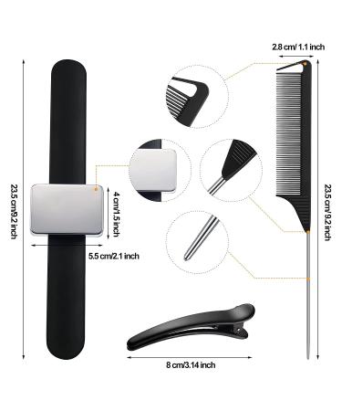 Magnetic Wrist Pin Holder Set with Hair Accessories - Classic Colors - Buy Online on GoSupps.com