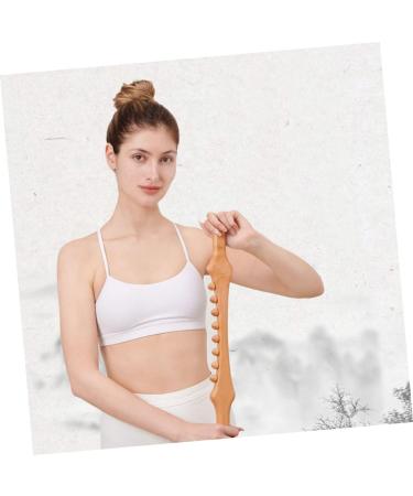 Shop OHPHCALL GUA SHA Wooden Body Massage Roller Reflex Zone & Abdominal Massage Tool Acupuncture Stick for Fitness - Buy Online on GoSupps.com