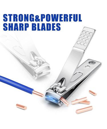 JTIEO 9PACK Ingrown Toenail Clippers & Treatment Kit - Professional Stainless Steel Tool Set for Thick Nails - Style-B 9Pcs-Black - Buy Online on GoSupps.com