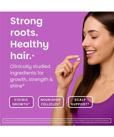 EZ Melts Hair Health Complete - Hair Supplement to Support Strength & Growth - Includes AnaGain Nu Biotin Apigenin Bambo Silica & More - 60 Sublingual Tablets (30 Servings) 60 Count (Pack of 1) - Buy Online on GoSupps.com