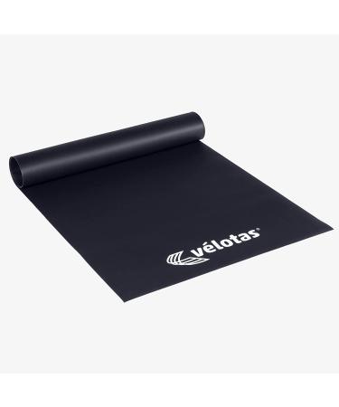 Velotas Pro Series High Density Fitness Equipment Mat - 3ft x 7ft Black - Buy Online on GoSupps.com