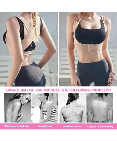 FERCAISH Hunched Corrector Belt - Adjustable Posture Support for Humpback & Upper Back - XX-Large Breast Support Back Brace - Buy Online on GoSupps.com