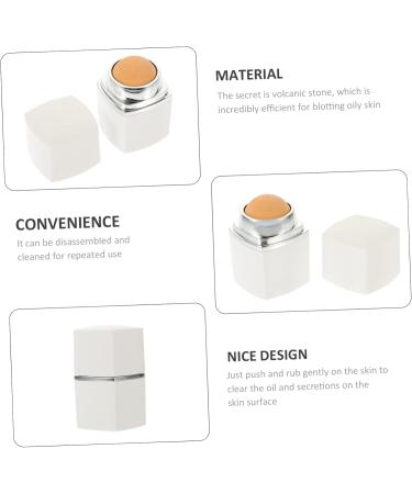 FRCOLOR Volcanic Stone Oil Control Roller - 2pcs Facial Masks Stick & Oil Absorbing Tool for Oily Skin Care - Buy Online on GoSupps.com