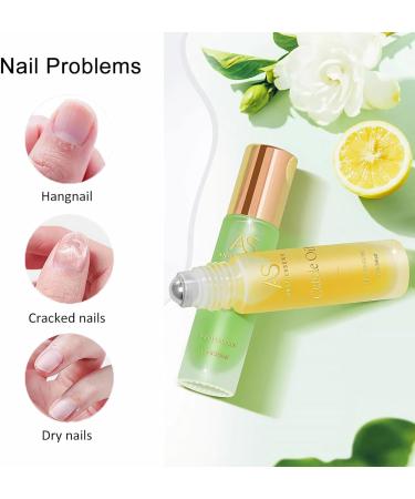mercham 4 PCS Cuticle Oil for Nails Natural Nail Cuticle Oil with Almond Oil Deeply Hydrating Nourishing Nail Oil Treatment for Damaged Nails Organic Cuticle Oil Nail Care Kit (10ml*4) - Buy Online on GoSupps.com