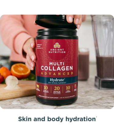 Ancient Nutrition Advanced Multi Collagen Protein Powder Hydrate Mixed Berry 30 Servings - Buy Online on GoSupps.com