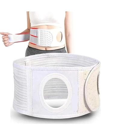 HEAXIY BAUTH-STOMA GREEN ELATIC STOMA support belt after Kolostomie-Leostomie surgery breathable belt for postoperative care 9cm medium 9cm m