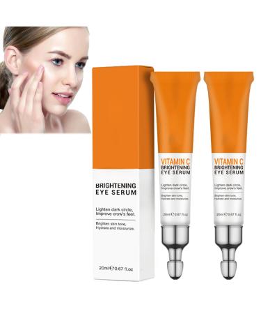 Cr me Contour Des Yeux la Vitamine C Cr me pour Les Yeux la Vitamine C Cr me pour Les Yeux Repair 20ml*2 Pour claircir le Contour Des Yeux et Soulager Les Poches Les Rides cream4-1
